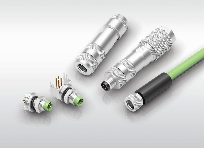 Binder Presents D-coded M8 circular connectors